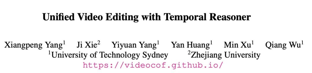 VideoCoF：将「时序推理」引入视频编辑，无Mask实现高精度编辑与长视频外推！