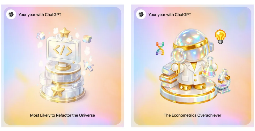 ChatGPT 首个年度报告来了！快看你是不是前1%丨附体验链接
