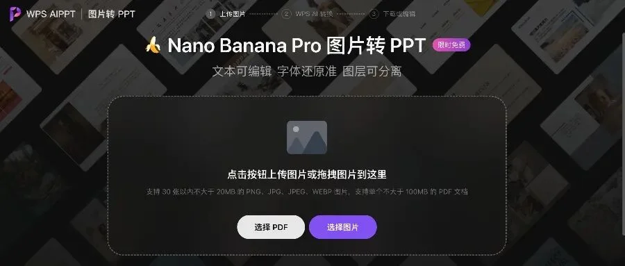 Nano Banana最强搭子来了！WPS一键转格式，帮你轻松编辑图中文字，办公效率飙升