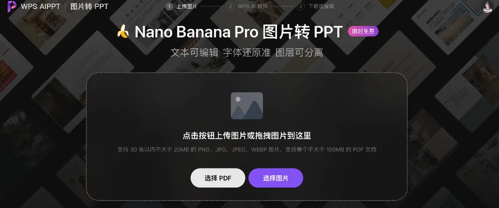 Nano Banana最强搭子来了！WPS一键转格式，帮你轻松编辑图中文字，办公效率飙升