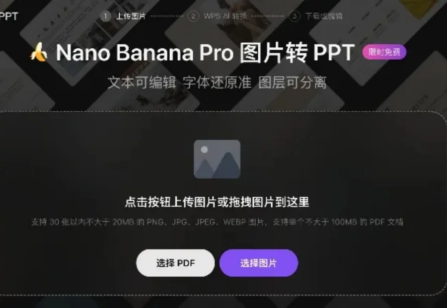 Nano Banana最强搭子来了！WPS一键转格式，帮你轻松编辑图中文字，办公效率飙升