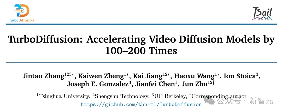 清华系DeepSeek时刻来了，硅谷沸腾！单卡200倍加速，视频进入秒级时代