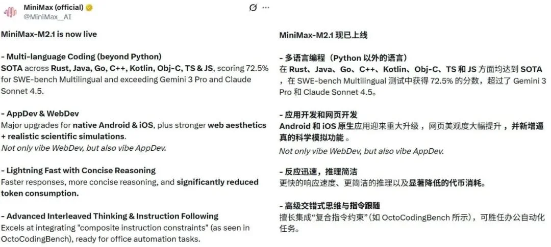 实测MiniMax M2.1之后，我们终于看懂了其招股书里的技术底气