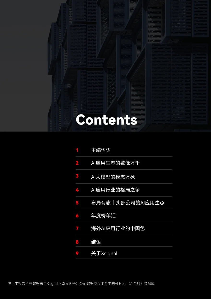 《全载录丨Xsignal 全球AI应用行业年度报告丨2025》丨Xsignal深度文章