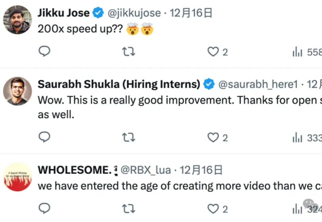 单卡2秒生成一个视频！清华联手生数开源TurboDiffusion，视频DeepSeek时刻来了