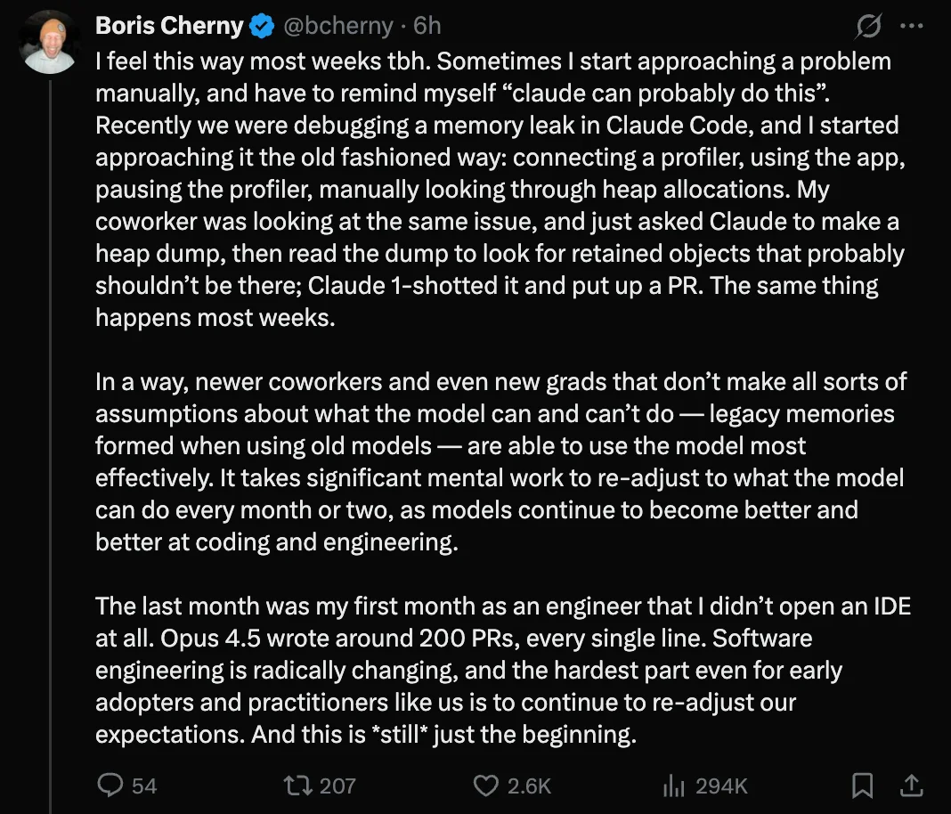 AI大佬Karpathy焦虑了：作为程序员，我从未感到如此落后