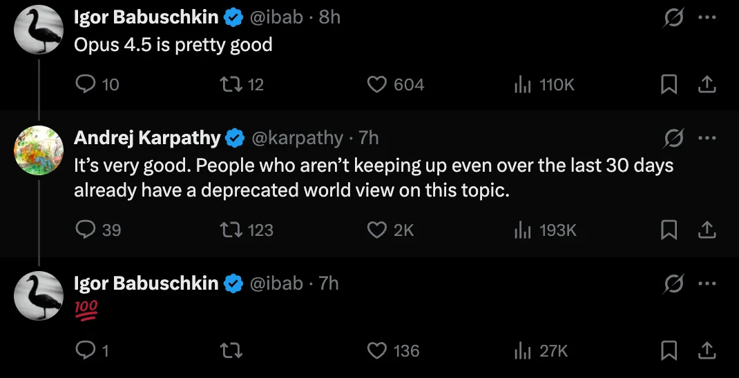 AI大佬Karpathy焦虑了：作为程序员，我从未感到如此落后