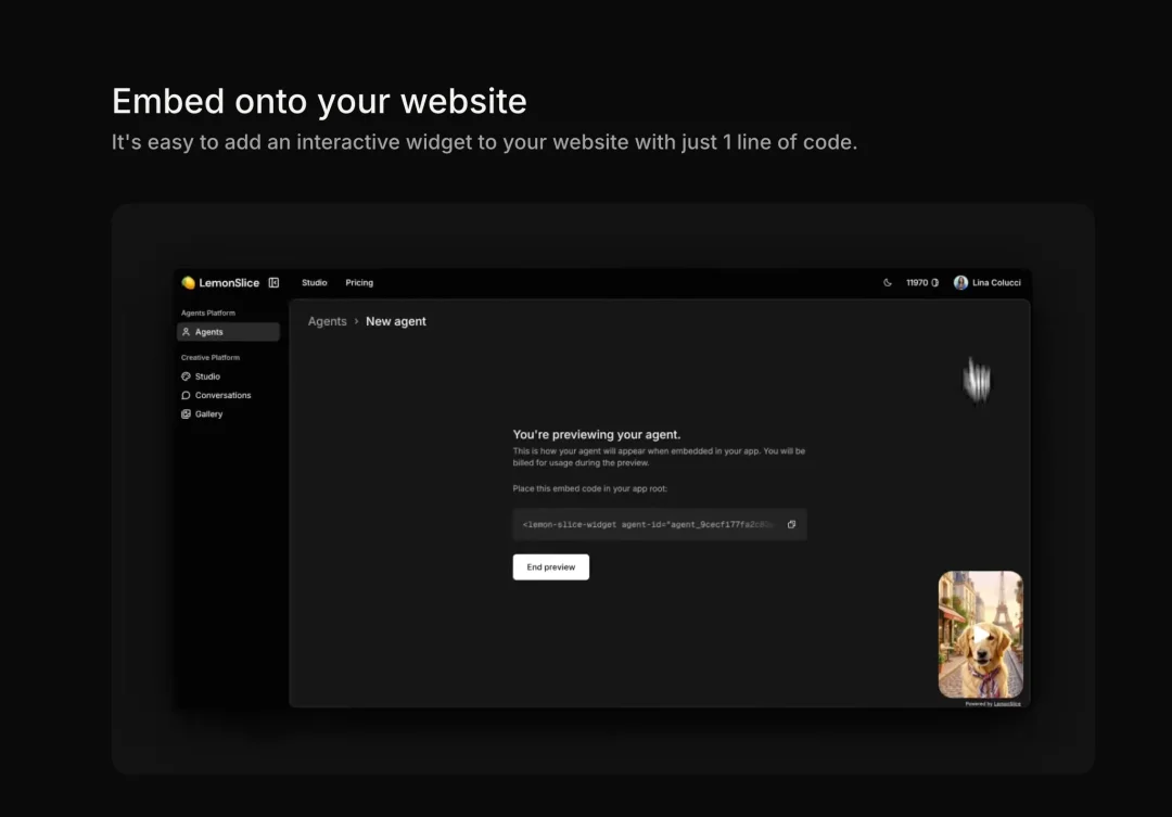 融资1050万美金，世界上首个交互式语音AI视频模型