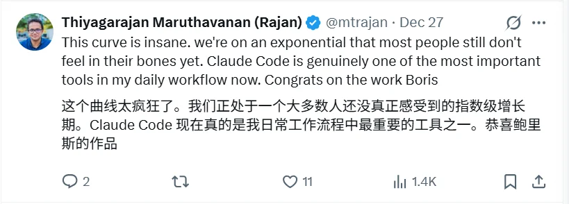 CC之父自曝实际生产数据：30天，259个PR，共497次提交，全由CC编写！Claude可以连续数天运行，代码已不再是瓶颈