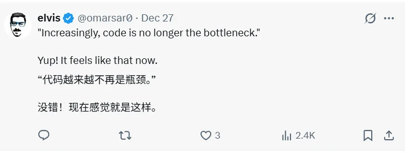 CC之父自曝实际生产数据：30天，259个PR，共497次提交，全由CC编写！Claude可以连续数天运行，代码已不再是瓶颈