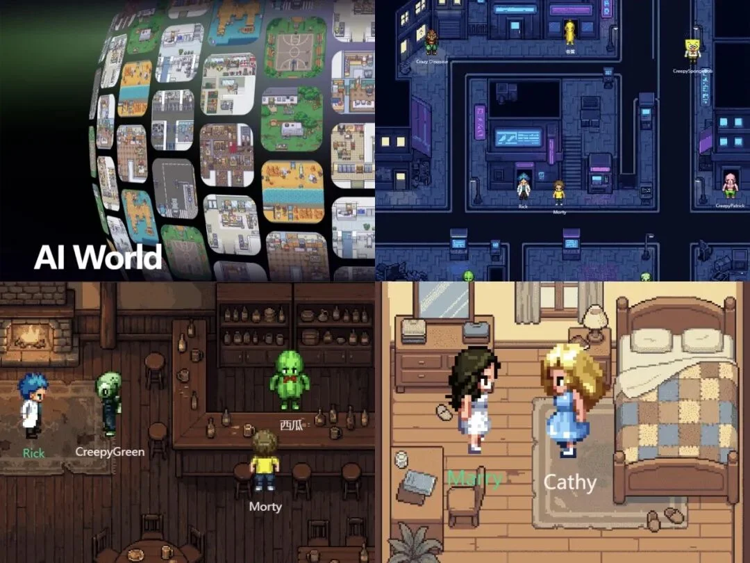 开源版AI小镇续作——时空码头来了，致谢每一位支持者