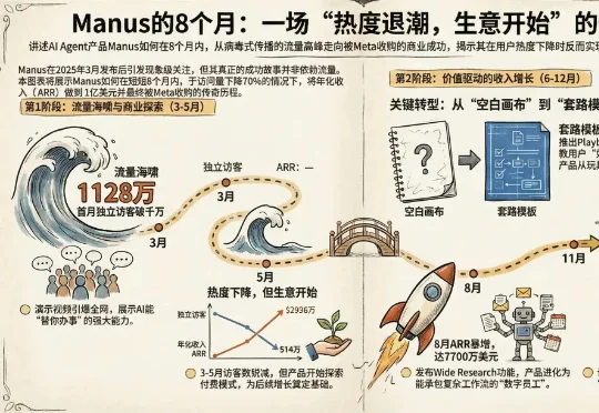 Meta病急乱投医，Manus用户少了70%，还要花数十亿美金收购？｜非凡产研用数据带来真相