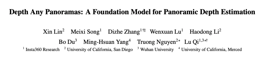 全景视觉的Depth Anything来了！Insta360推出DAP，200万数据打造全场景360°空间智能新高度