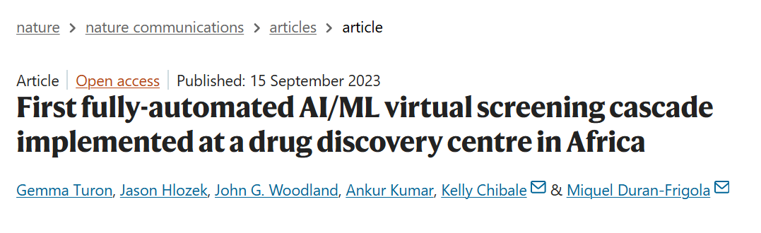 他们用AI和老旧笔记本，给非洲开发救命药