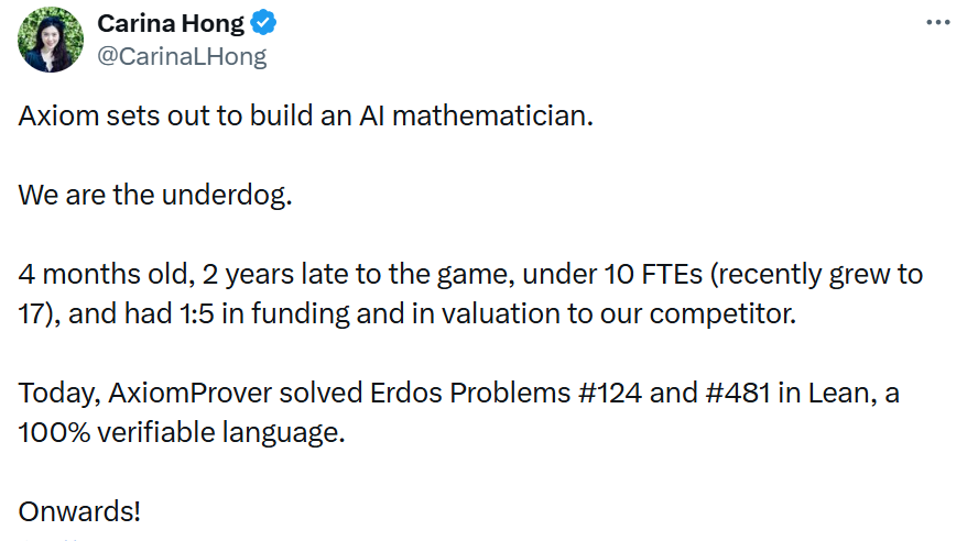 656行代码5小时搞定，Axiom AI自主完成两项Erdős猜想形式化证明