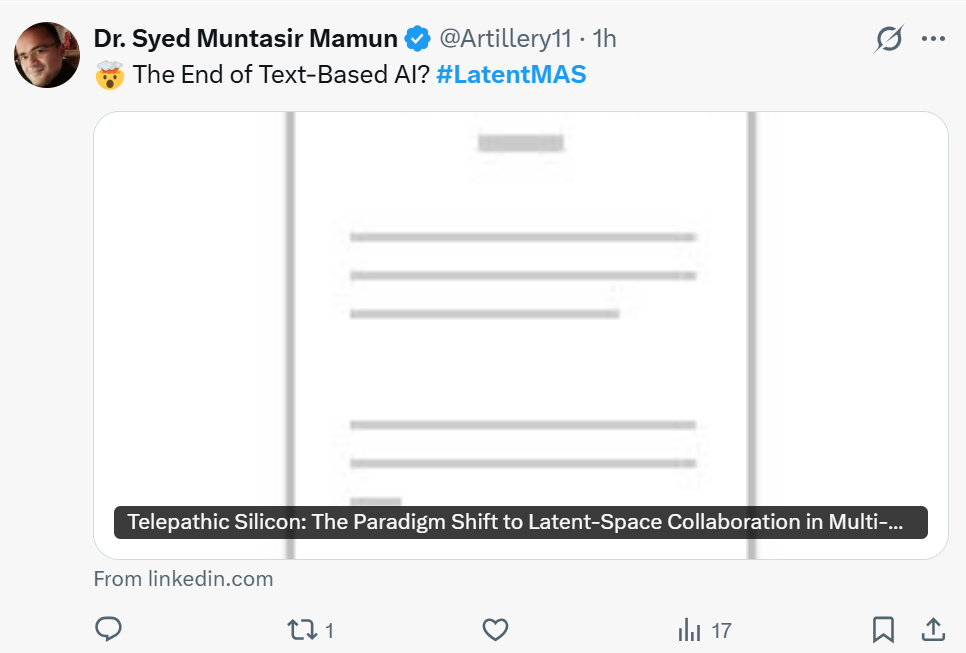 基于文本AI的终结?Agent协作可直接「复制思维」,Token效率暴涨