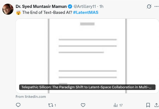 基于文本AI的终结？Agent协作可直接「复制思维」，Token效率暴涨