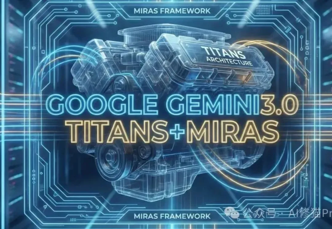 谷歌秀肌肉了：披露Gemini 3.0为啥过目不忘越用越好用，Titans的惊喜度+Miras框架