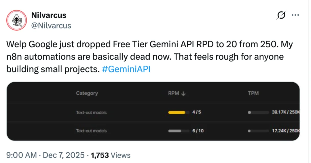 谷歌突砍Gemini免费版炸锅,数据养模遭背刺?GPT-5.2突袭Gemini 3,Demis Hassabis:谷歌须占最强位