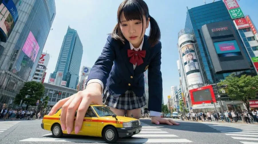 全网爆火的 AI 巨人照,让我终于实现了童年最疯狂的奥特曼幻想|附教程