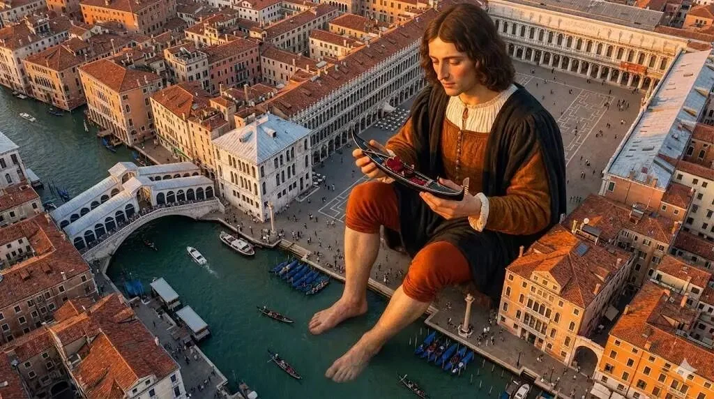 全网爆火的 AI 巨人照,让我终于实现了童年最疯狂的奥特曼幻想|附教程