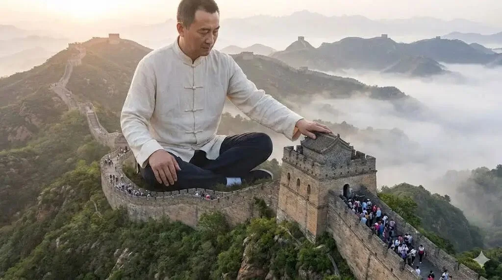 全网爆火的 AI 巨人照,让我终于实现了童年最疯狂的奥特曼幻想|附教程