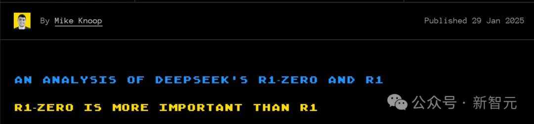 LeCun痛批硅谷傲慢病！圈内爆火长文：DeepSeek R1-Zero比R1更重要，成AGI破局关键