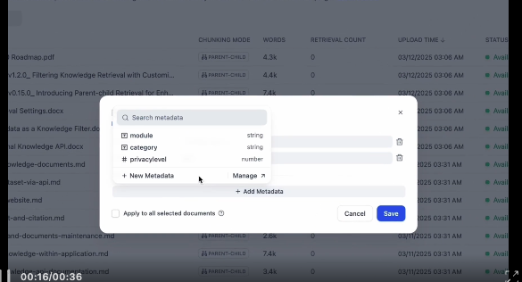 Dify v1.1.0 发布：用元数据给知识库