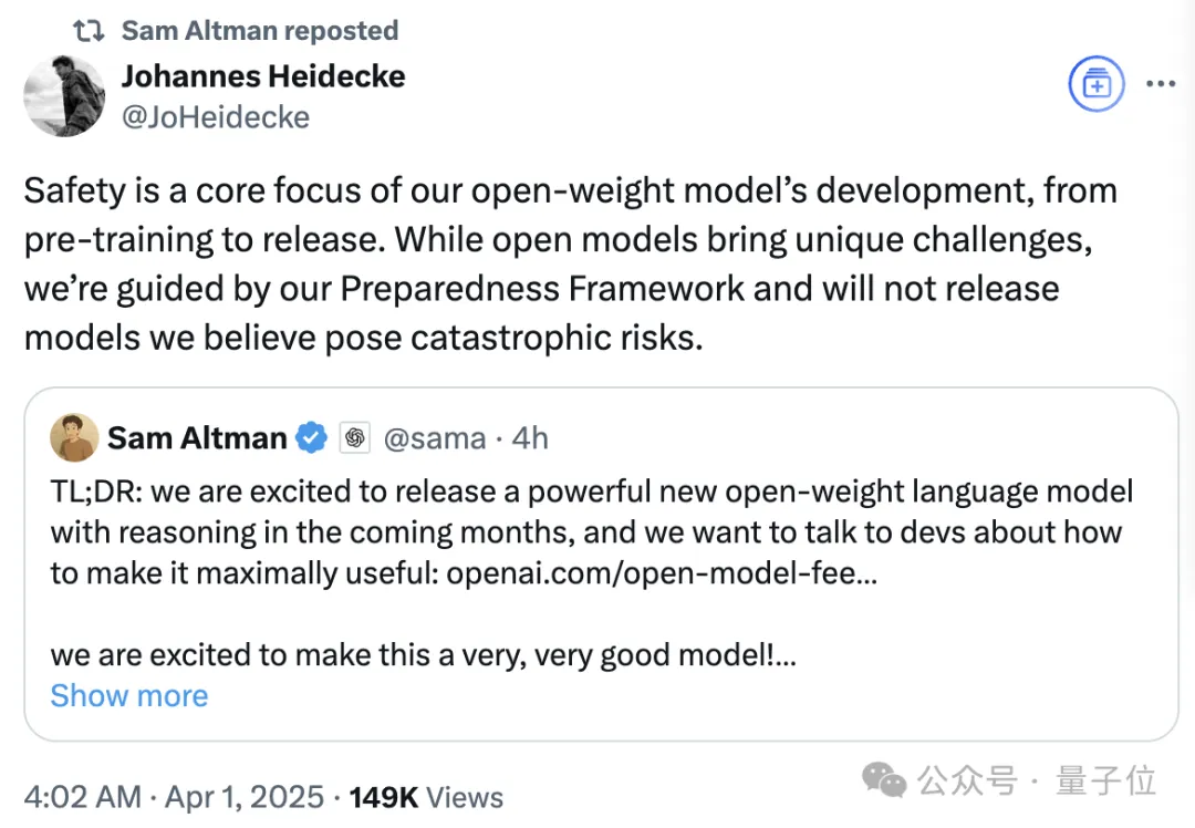 OpenAI重新开源！第一弹就推理模型，还不限制商用，“冲着DeepSeek来的”