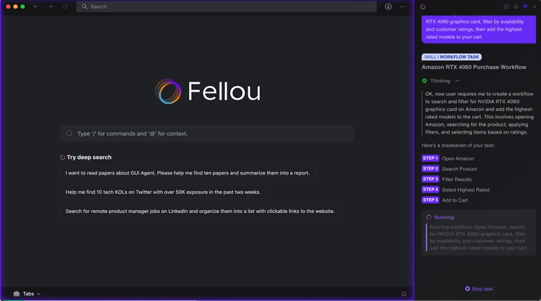 中国95后团队发布首个Agentic浏览器-Fellou，超越浏览，直达行动