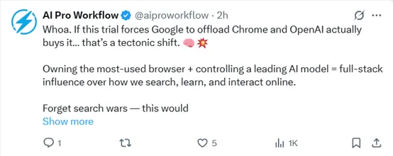 突发！OpenAI将收购谷歌浏览器Chrome