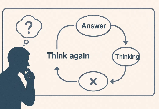 三思而后行,让大模型推理更强的秘密是「THINK TWICE」?