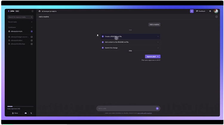 再见Bug！谷歌超级编码智能体Jules上线，免费使用直连GitHub