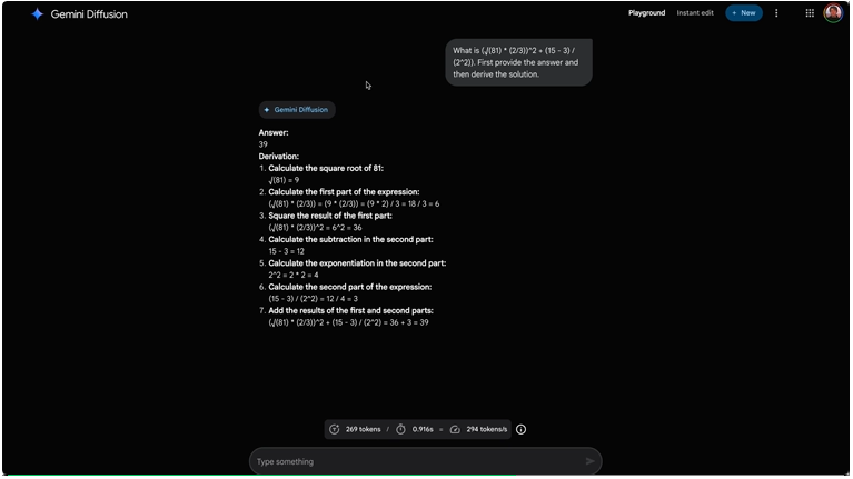 12秒生成1万token！谷歌推出文本「扩散模型」Gemini Diffusion，研究员：演示都得降速看