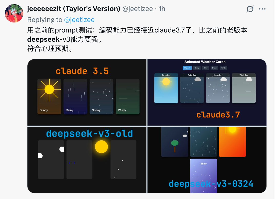 DeepSeek-R1 发布，性能对标 OpenAI o1 正式版，实测编程性能直逼claude 4