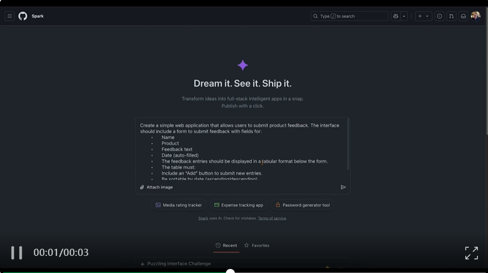 GitHub官方版AI IDE公测！用自然语言写App，全栈应用1分钟生成