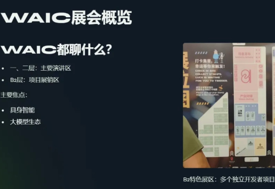 Recap | 国内 AI 赛道上的三种趋势 -2025 WAIC 见闻