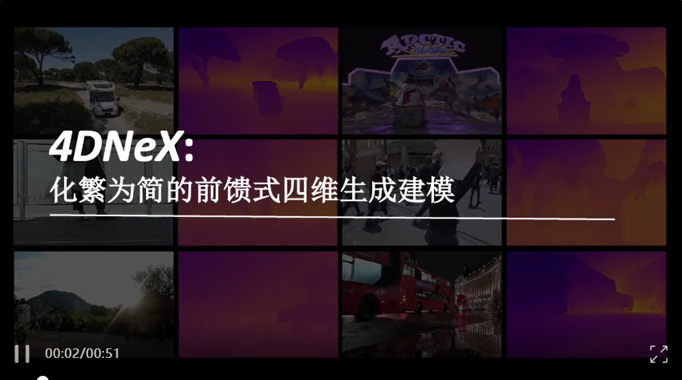 一张图，开启四维时空：4DNeX让动态世界 「活」起来