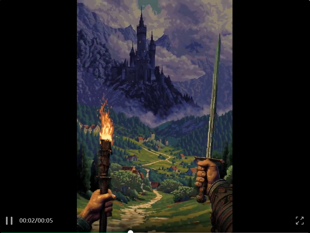 谷歌Genie3全网玩疯！画质飞跃720P，网友造出西幻RPG游戏