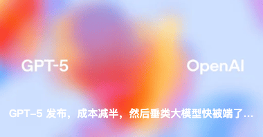 GPT-5 发布，成本减半，然后垂类大模型快被端了…