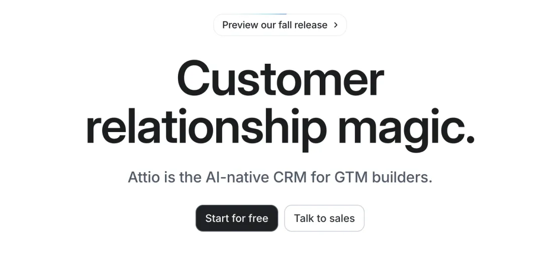 为什么Google Ventures砸5200万赌这家AI-Native的CRM公司能干掉Salesforce？