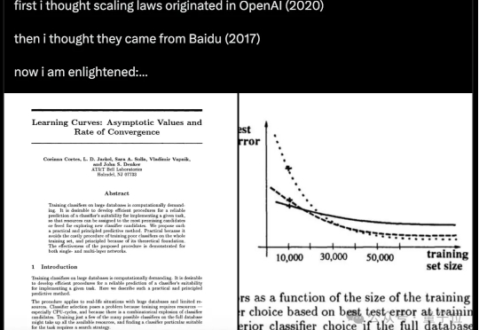 他们在1993年就提出了Scaling Law
