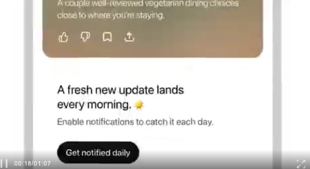 ChatGPT新功能，抢占你早上第一个打开的App