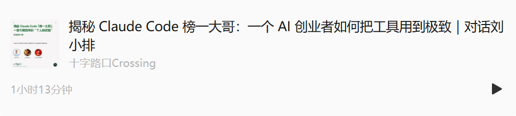 揭秘 Claude Code 榜一大哥：一个 AI 创业者如何把工具用到极致｜对话刘小排