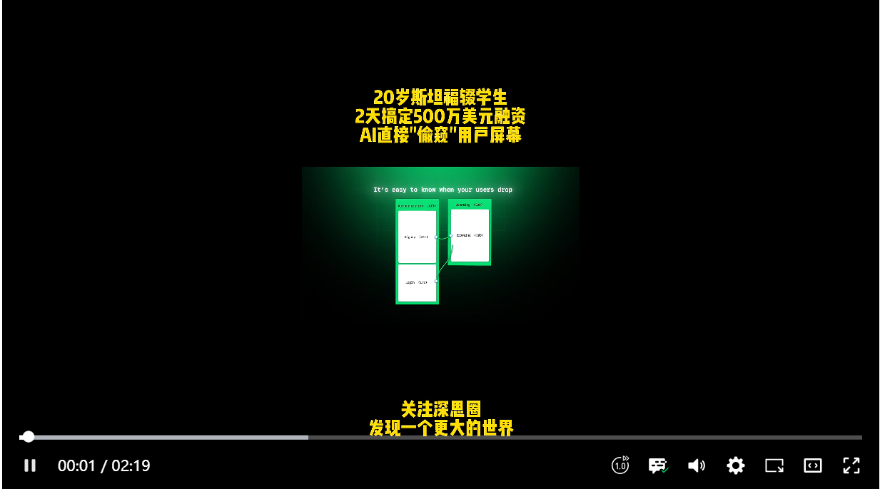 20岁斯坦福辍学生2天搞定500万美元融资：AI直接