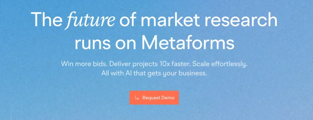 红杉印度押注900万美金，AI公司Metaforms如何让千亿美元市场研究行业”秒变高效”？