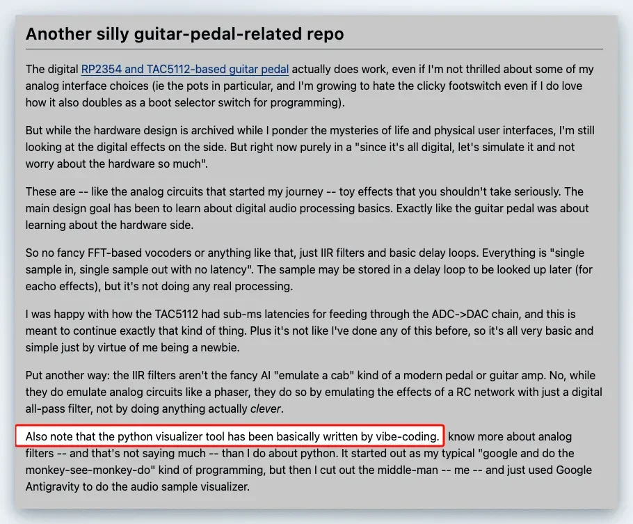 真香！刚骂完AI，Linux之父的首个Vibe Coding项目上线