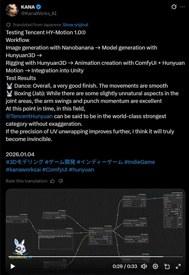 让AI当「动作导演」：腾讯混元动作大模型开源，听懂模糊指令，生成高质量3D角色动画