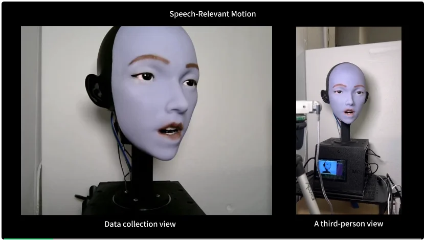 人脸机器人登上Science Robotics封面：用AI教会仿生人脸机器人「开口说话」