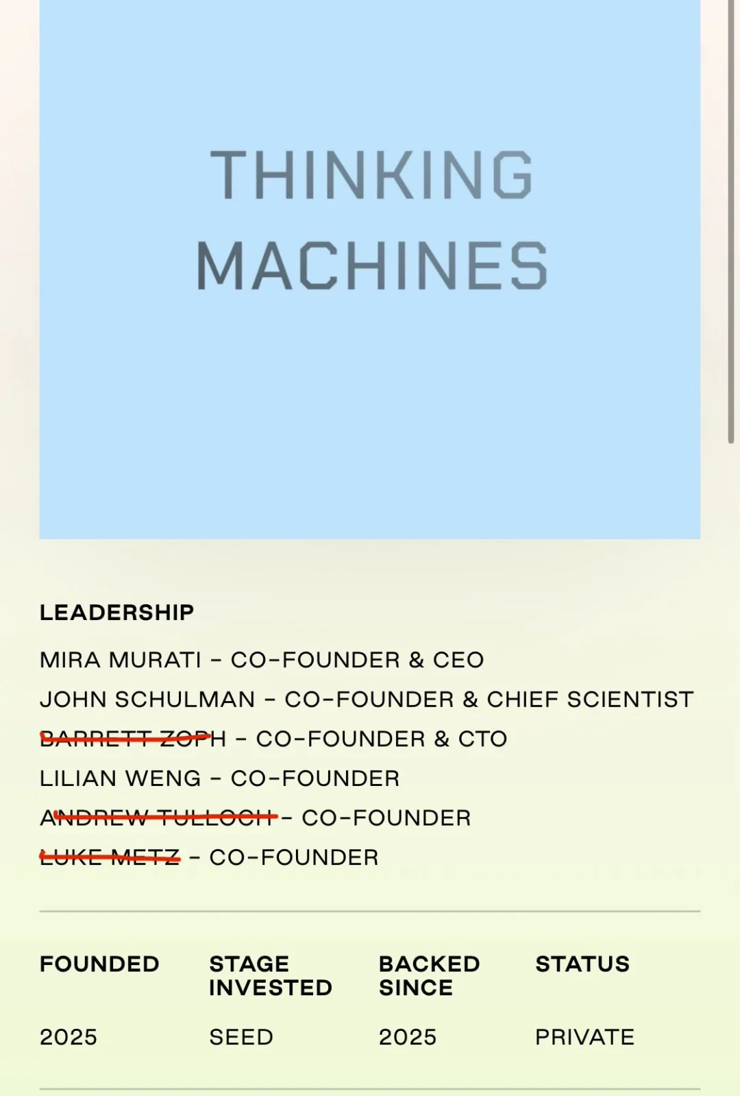 失去三个联创后，Mira公司危机持续：又有两人要出走